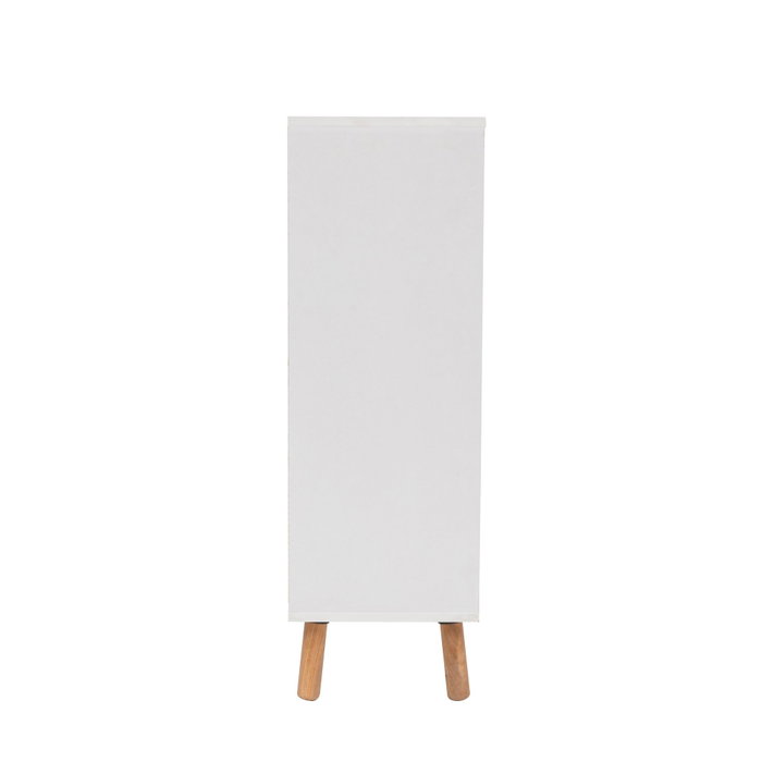 Hanah Home Multilüx Daisy Armario Multiusos Blanco y Azul Oscuro